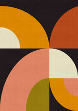Geo Shapes Fall 21 Geo Poster och Canvastavla