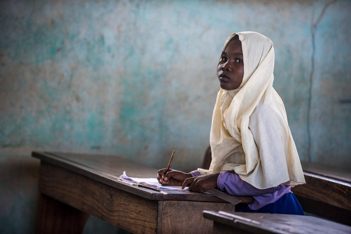 African school girl Poster och Canvastavla