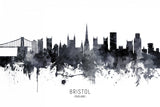 Bristol England Skyline Poster och Canvastavla