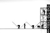 Working between vertical and horizontal Poster och Canvastavla