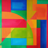 Modern Vibrant Painting No.6 Poster och Canvastavla