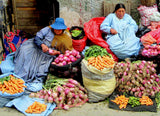 Morning market - Cusco, Peru Poster och Canvastavla