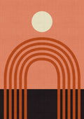 Geo Shapes Fall 21 Arc Poster och Canvastavla