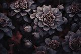 Autumn Flowers Watercolor Art Poster och Canvastavla