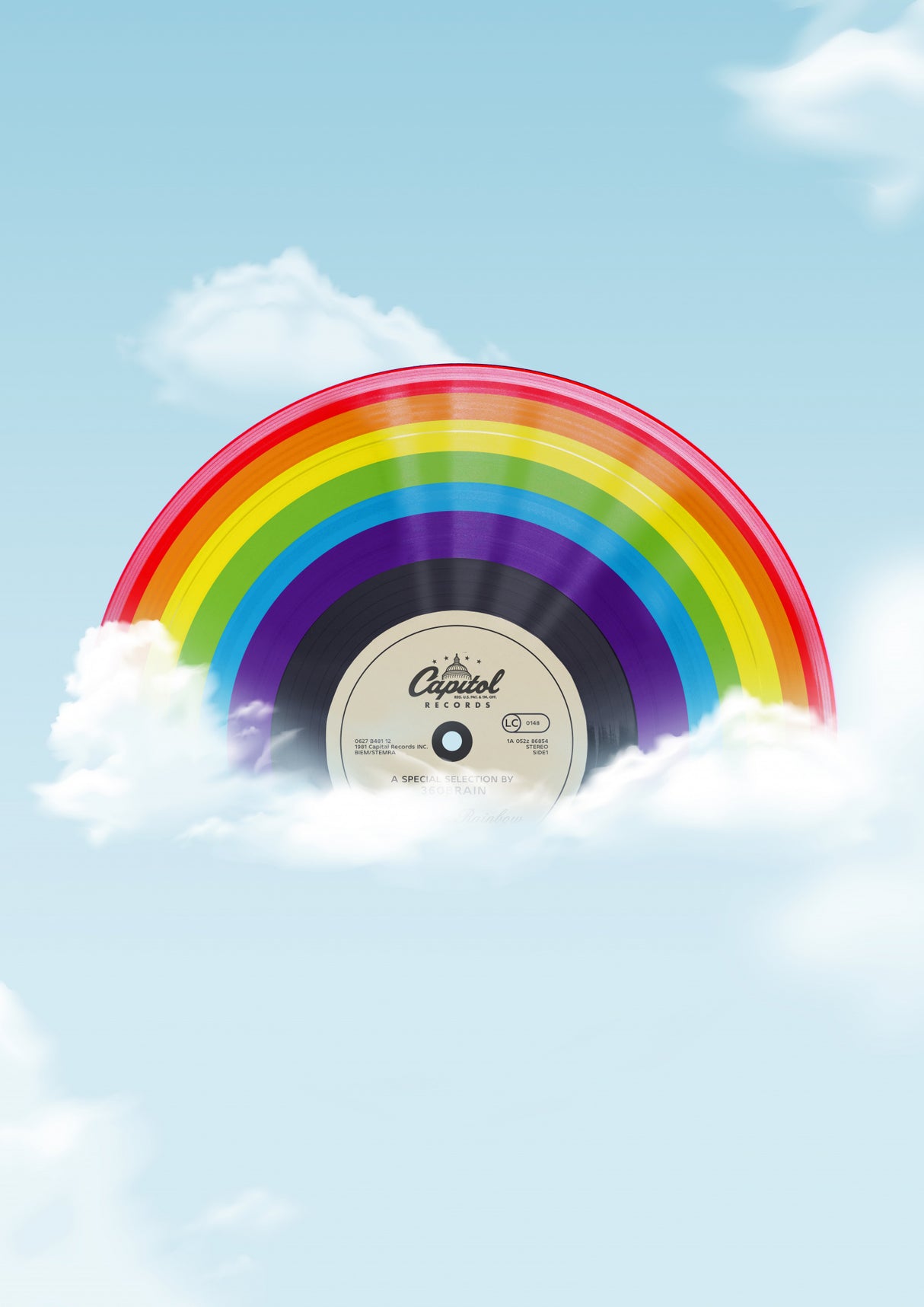 Over the Rainbow Poster och Canvastavla