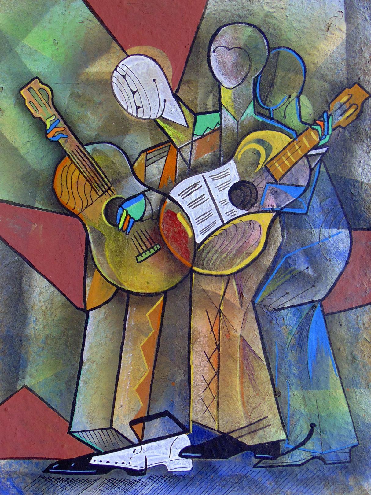 Street Musicians Poster och Canvastavla