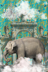 Elephant Adventures Poster och Canvastavla