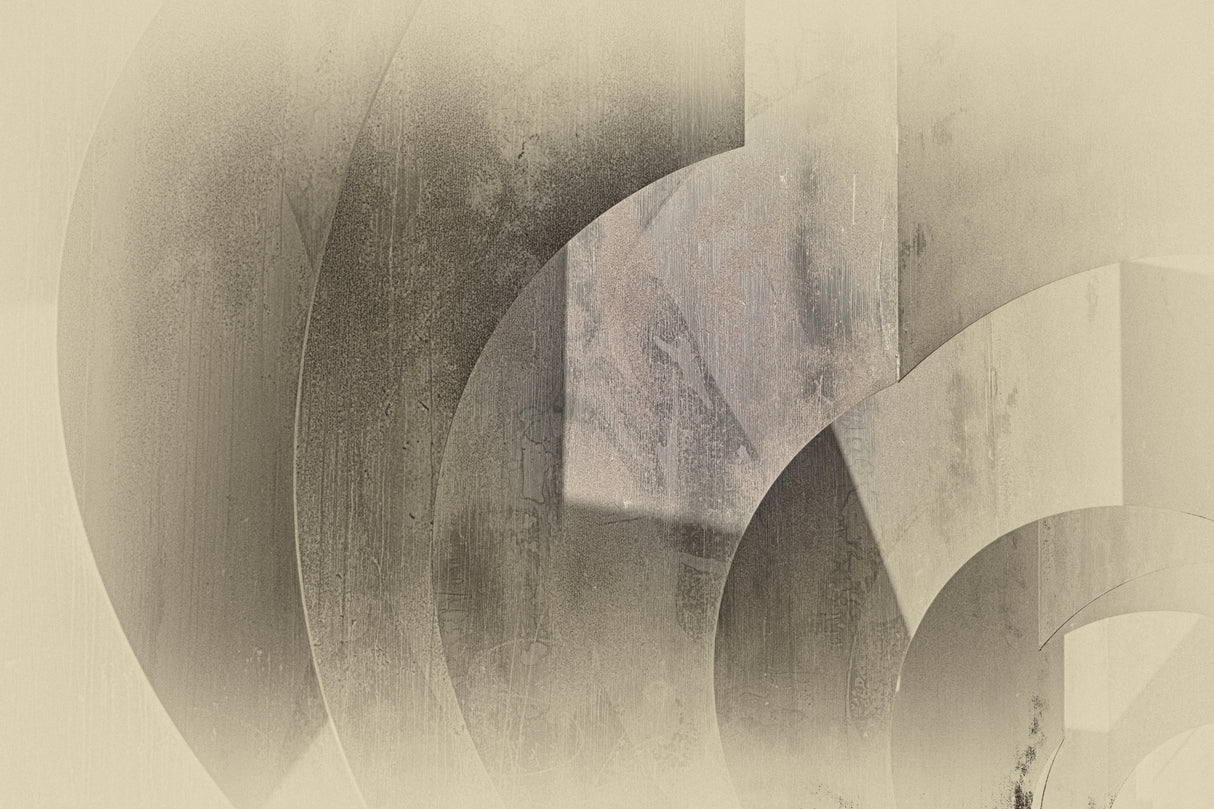 Shapes in soft tones Poster och Canvastavla