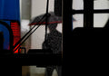 rainy people out of a bus Poster och Canvastavla