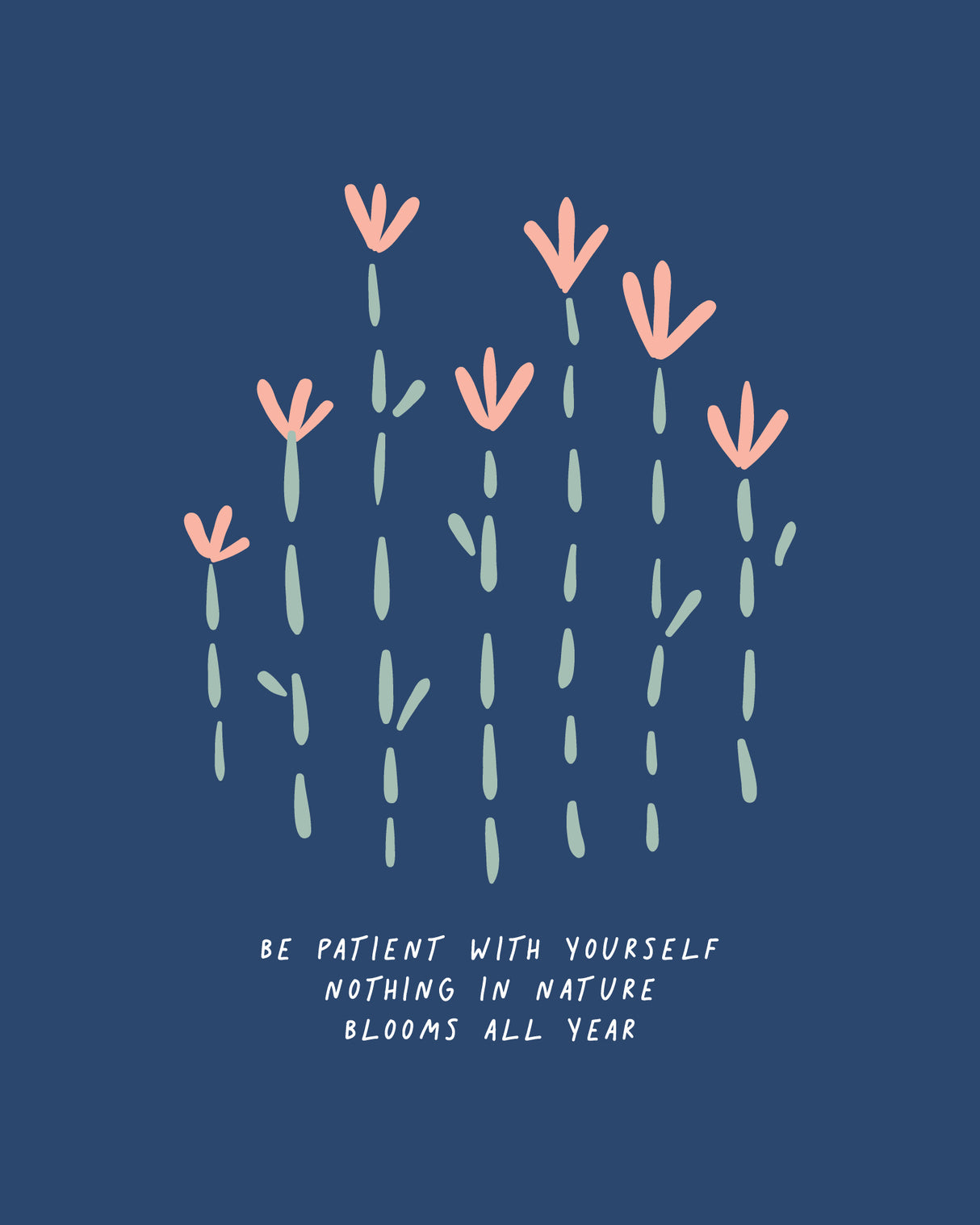 Be Patient Poster och Canvastavla