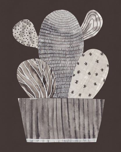 Little cactus Vas och keramikposter