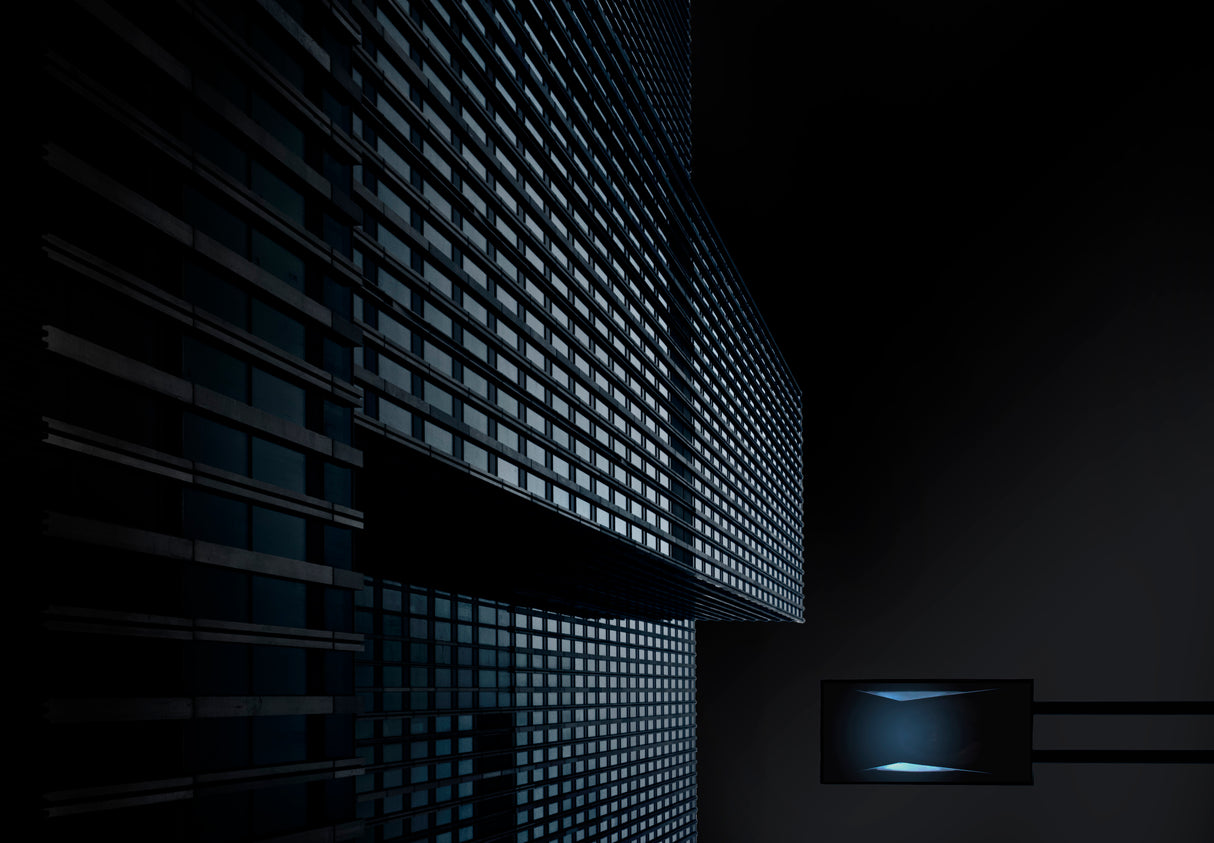 Night bleu Poster och Canvastavla