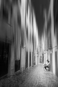 a quiet moment in the old town Poster och Canvastavla