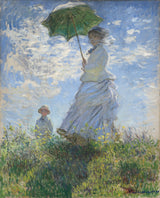 Women With Parasol Poster och Canvastavla