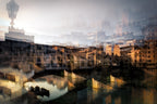 Ponte Vecchio Poster och Canvastavla