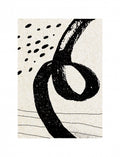 Minimal Ink Spiral Poster och Canvastavla