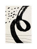 Minimal Ink Spiral Poster och Canvastavla