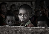 Children at school - Ghana Poster och Canvastavla
