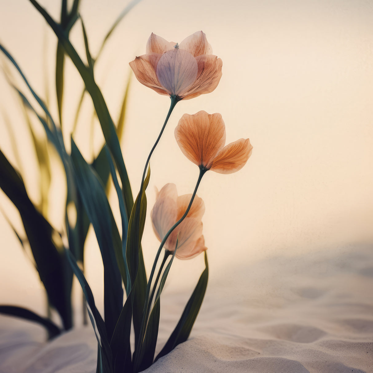 Dune Flowers No 1 Poster och Canvastavla