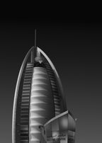 Burj Al Arab Poster och Canvastavla