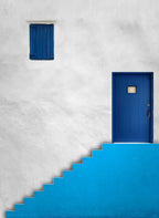 Blue House Poster och Canvastavla