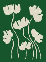The magical Green floral Poster och Canvastavla