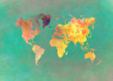 World map 28 Poster och Canvastavla