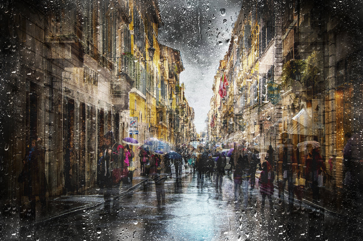 The colors of via dei Condotti Poster och Canvastavla