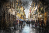 The colors of via dei Condotti Poster och Canvastavla