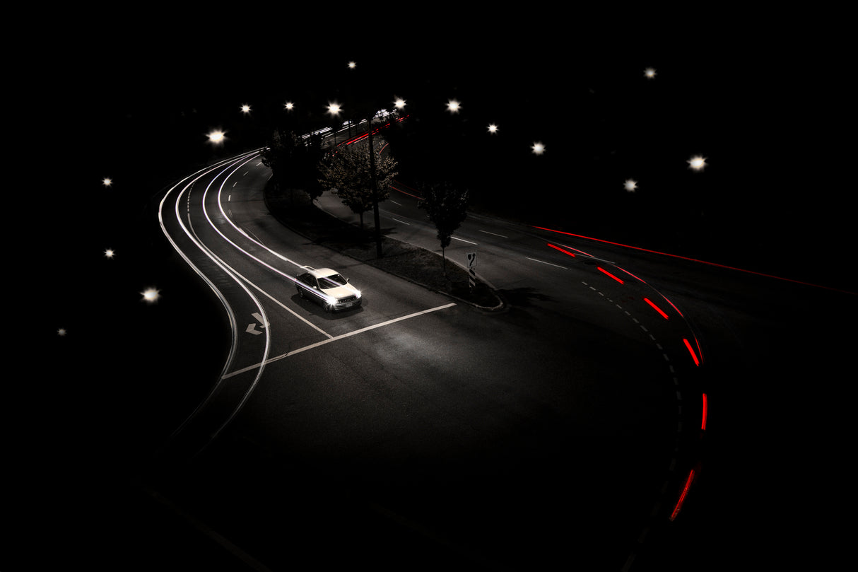Night Street Poster och Canvastavla