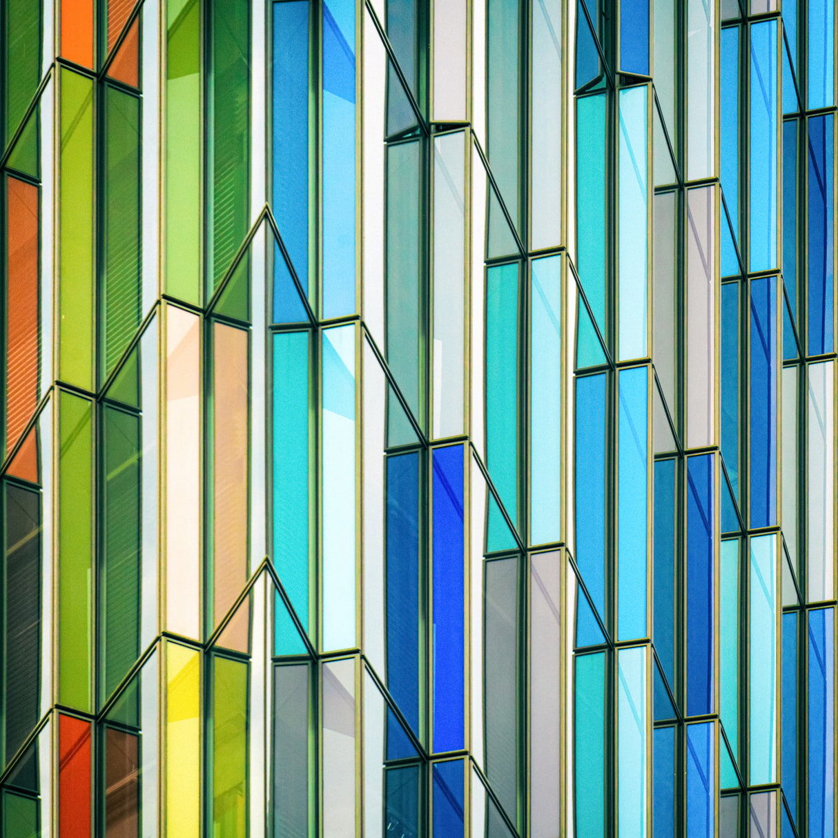 Stained glass windows Poster och Canvastavla