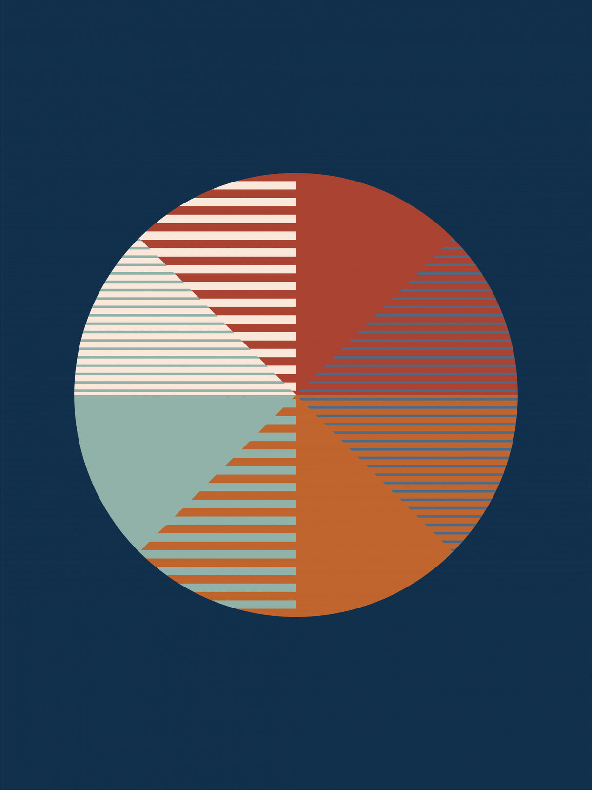 3x4 Aspectratiobluerust47 Poster och Canvastavla