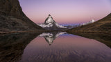 Matterhorn pink morning Poster och Canvastavla
