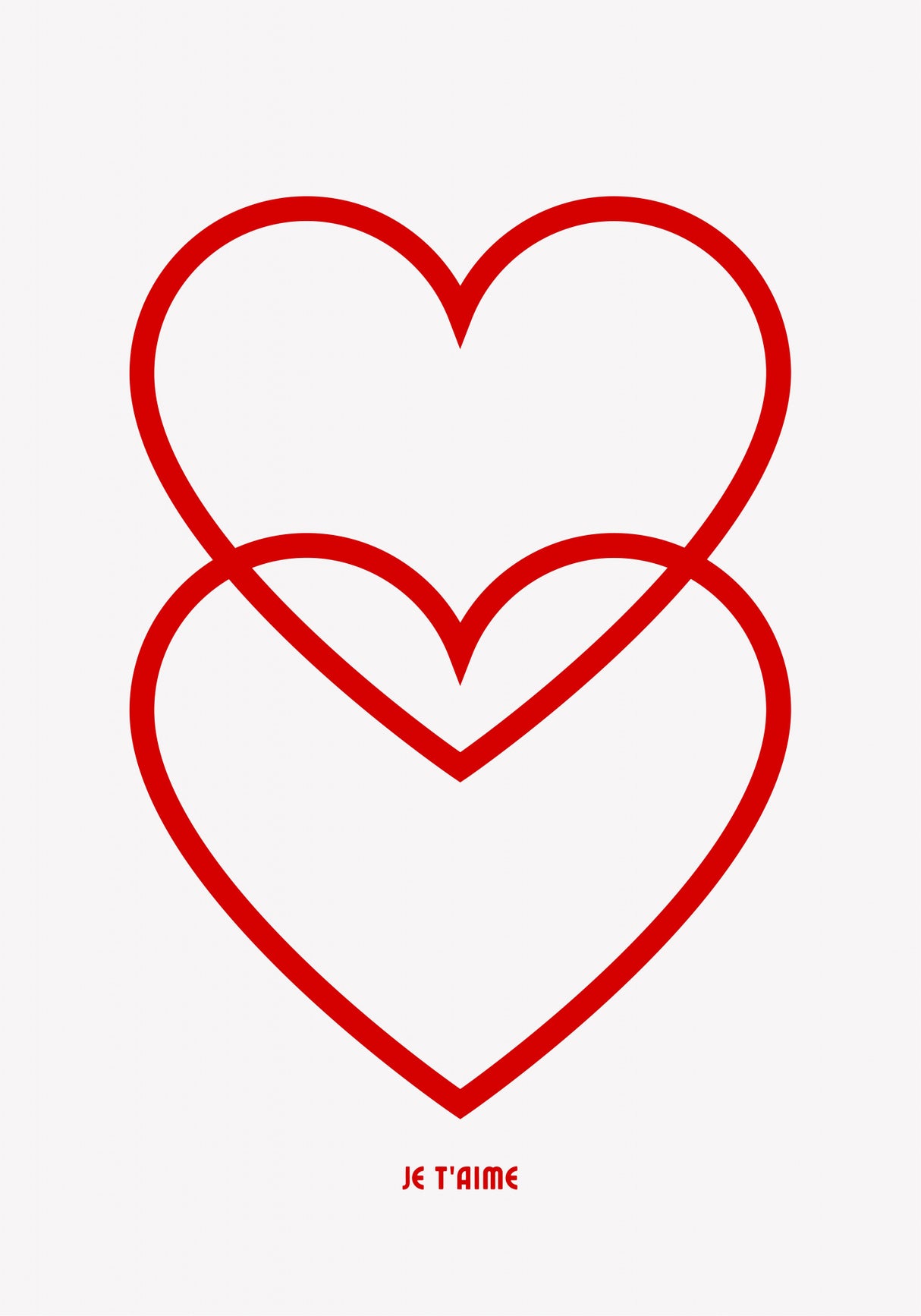Two Hearts Poster och Canvastavla