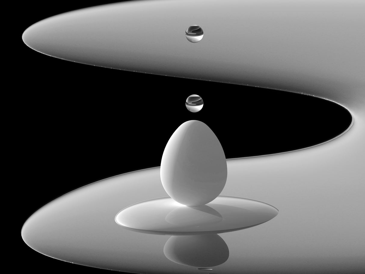 Drops and Curve Poster och Canvastavla