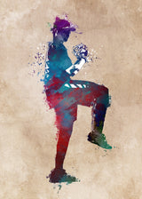 Baseball Sport Art 12 Poster och Canvastavla