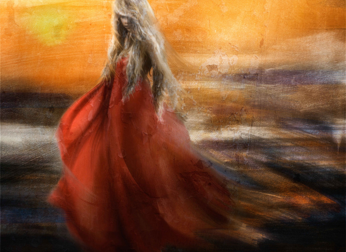 If you were the sun, I would just fade into you... Poster och Canvastavla