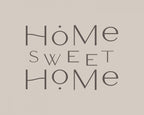 Home Sweet Home Poster och Canvastavla