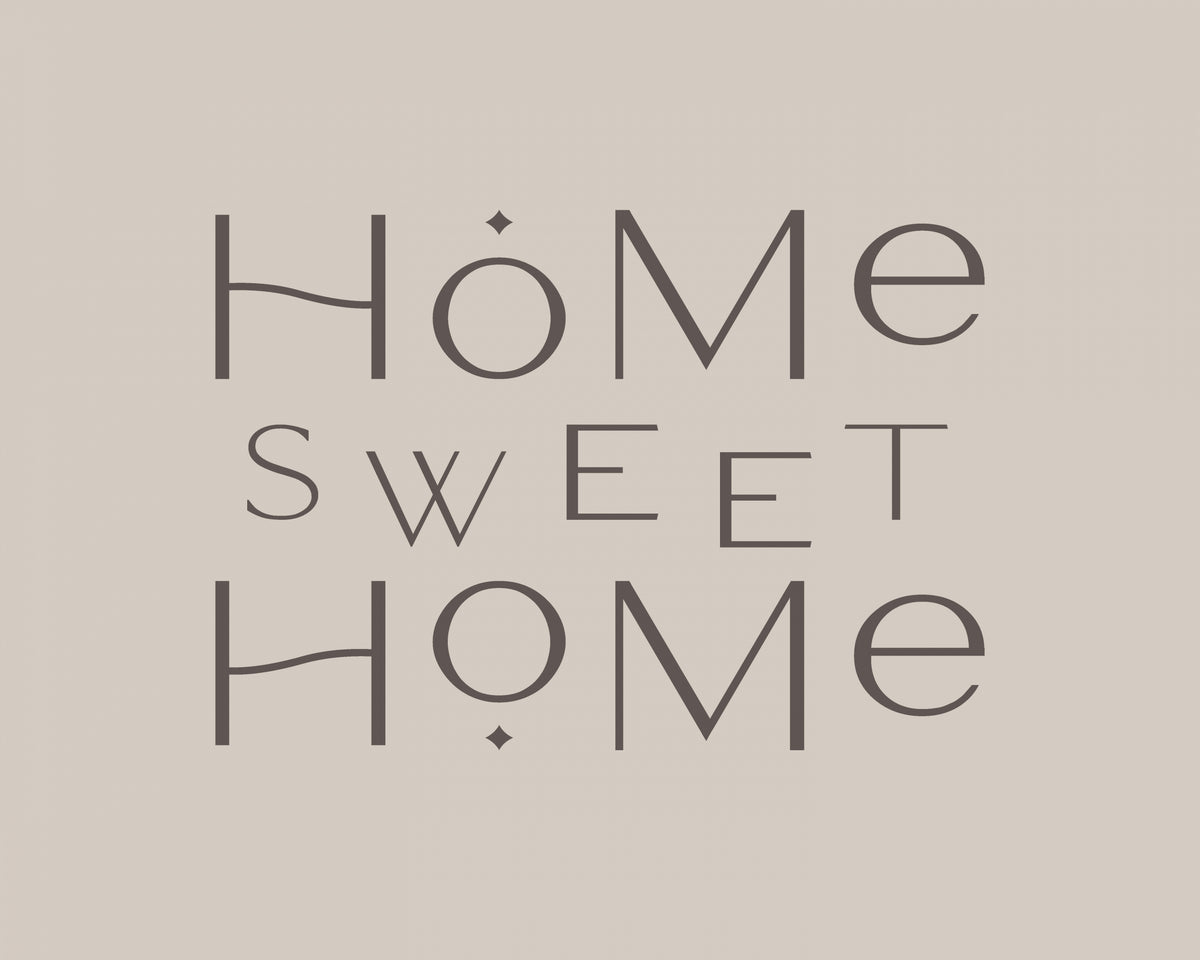 Home Sweet Home Poster och Canvastavla