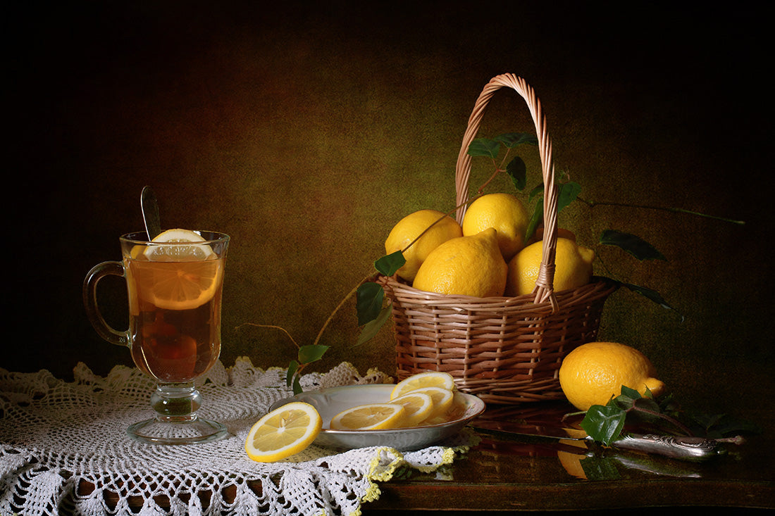 Still life with lemons Poster och Canvastavla
