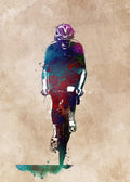 Cycling sport art 47 Poster och Canvastavla
