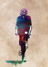 Cycling sport art 47 Poster och Canvastavla