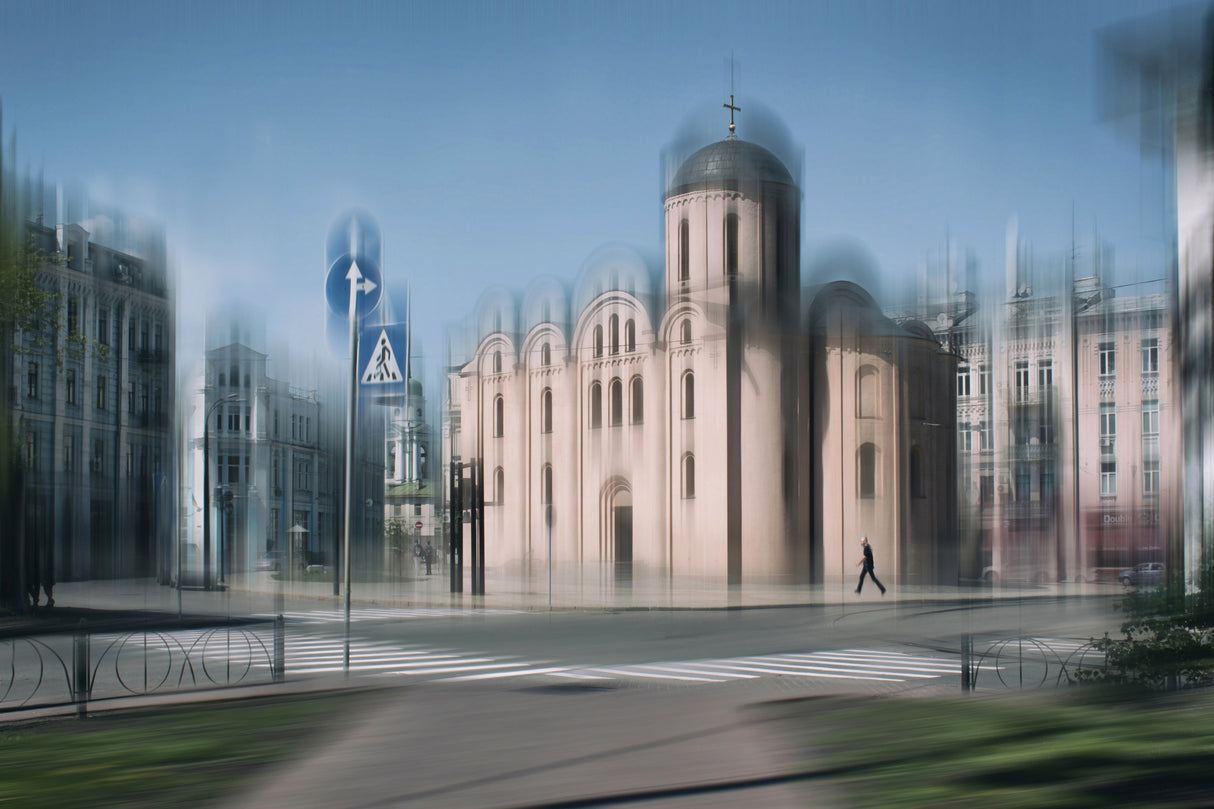 Podil, Pyrohoshcha Church Poster och Canvastavla