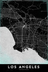 LOS ANGELES Poster och Canvastavla