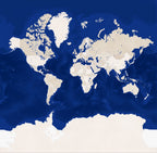 Kameryn world map Poster och Canvastavla