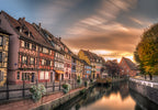 Fall in Colmar Poster och Canvastavla