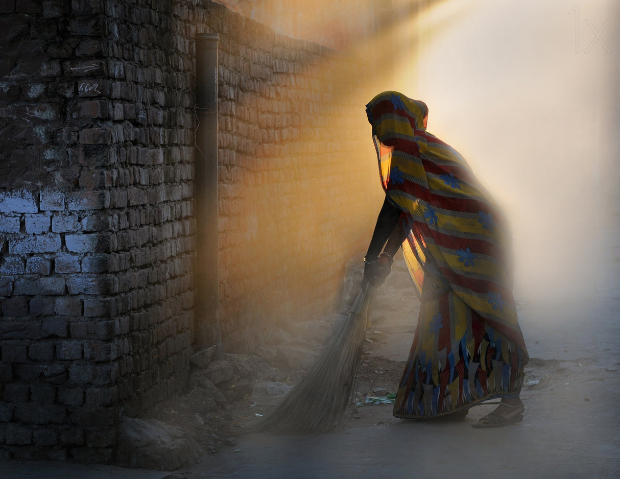 Daybreak in Jaipur Poster och Canvastavla
