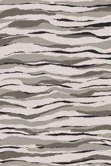 Grey And Beige Waves Poster och Canvastavla
