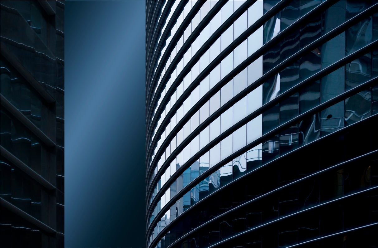 Curved lines Poster och Canvastavla