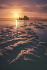 New Zealand - Whangapoua Beach Sunrise Poster och Canvastavla